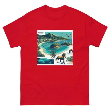 Vieques Unisex Classic Cotton Tee - VivianFongDesignsLLC