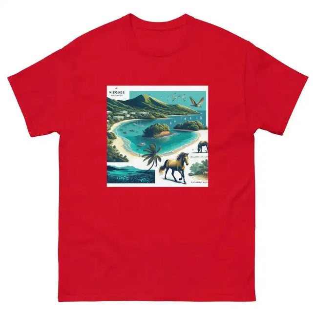 Vieques Unisex Classic Cotton Tee - VivianFongDesignsLLC
