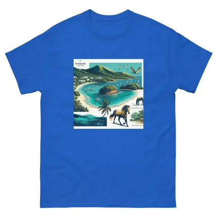 Vieques Unisex Classic Cotton Tee - VivianFongDesignsLLC