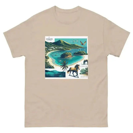 Vieques Unisex Classic Cotton Tee - VivianFongDesignsLLC