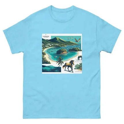Vieques Unisex Classic Cotton Tee - VivianFongDesignsLLC