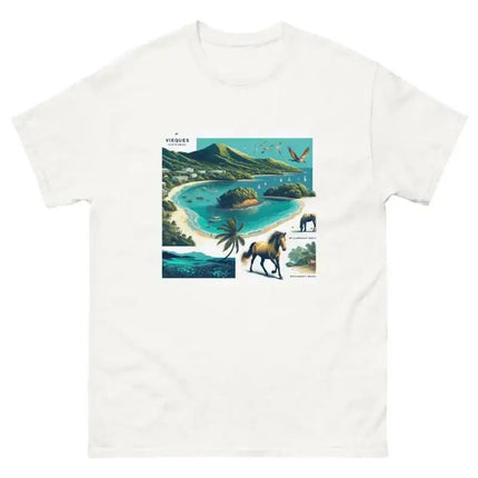 Vieques Unisex Classic Cotton Tee - VivianFongDesignsLLC